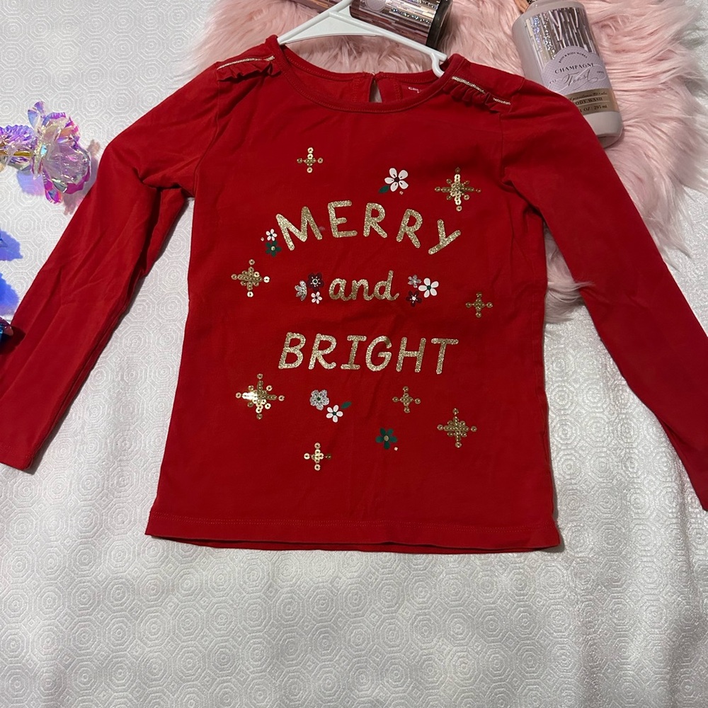 Carter's Red Long Sleeve Tee - Merry and Bright